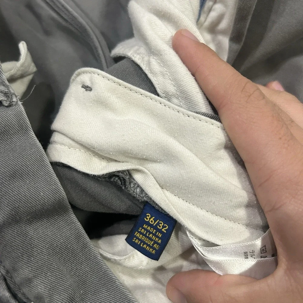 Polo Ralph Lauren Chino Pants Men's 36x32 Gray Classic Fit